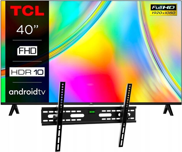 Telewizor LED TCL 40S5400 40" WiFi Smart Full HD Czarny+ Uchwyt Regulowany zdjęcie 1