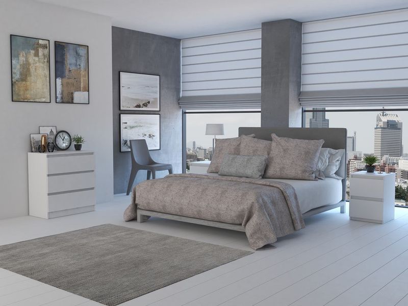 SZAFKA NOCNA MALWA M2 - BIEL zdjęcie 4