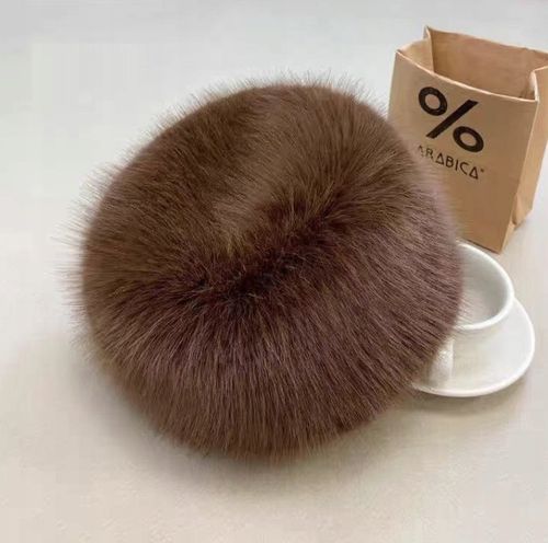 CZAPKA DAMSKA ZIMOWA CIEPŁA FUTRZANA MODNA ELEGANCKA FUTERKOWA TOCZEK na Arena.pl