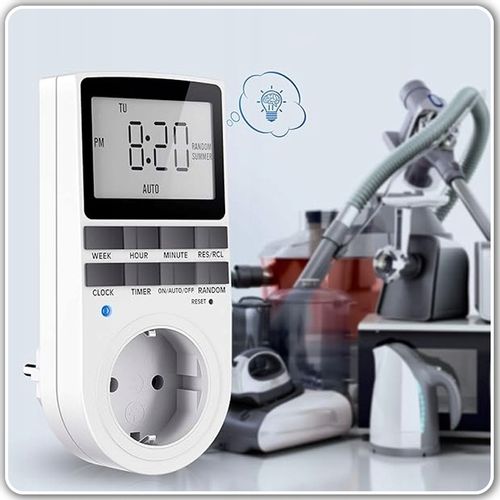 PROGRAMATOR CZASOWY TIMER WŁĄCZNIK WYŁĄCZNIK PRĄDU ENERGOOSZCZĘDNY CYFROWY na Arena.pl