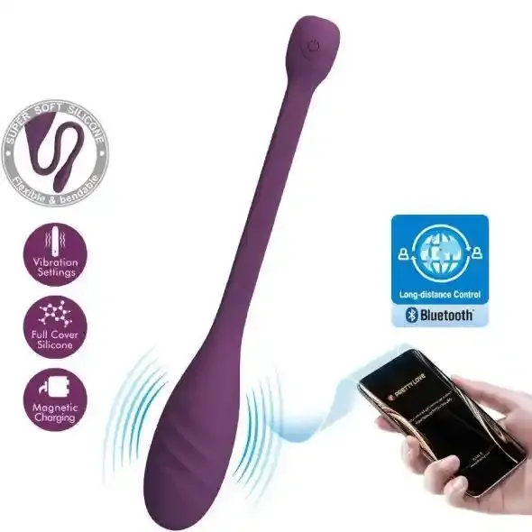 LEVIATHAN APP CONTROLLED VIBRATOR PURPLE zdjęcie 3
