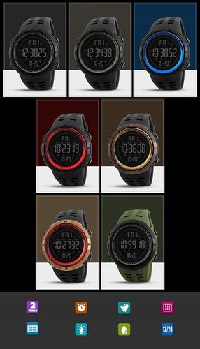 Zegarek męski SKMEI elektroniczny 7 wzorów na Arena.pl