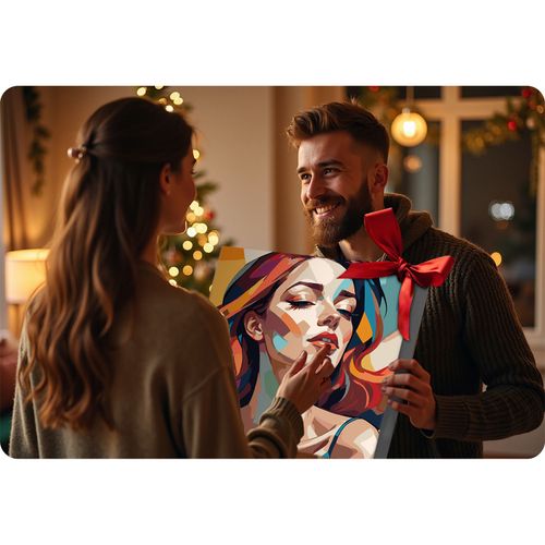 Obraz do malowania po numerach 40x50 cm Massido Portret kobiety na Arena.pl