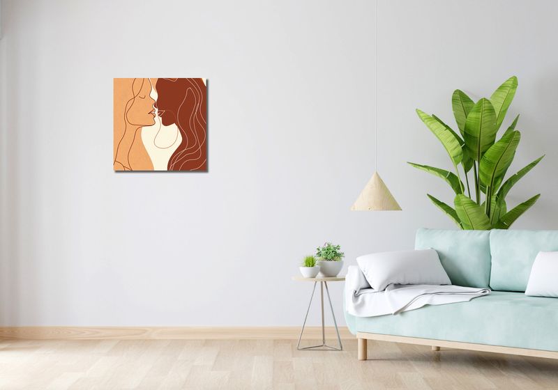 Obraz 50x50cm Zmysłowość Syntez zdjęcie 2
