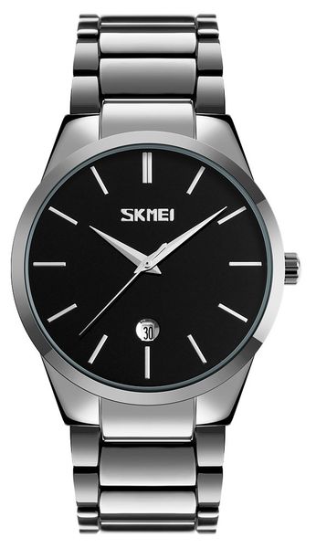 zegarek męski skmei 9140sibk + box zdjęcie 1