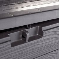 SKRZYNIA OGRODOWA BALKONOWA KUFER 140L SCHOWEK DO OGRODU BALKON TARAS BOX