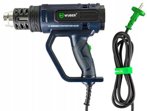 OPALARKA ELEKTRYCZNA 2 BIEGI REGULACJA LCD MOCNA 2200W + 5 DYSZ + SZPACHLA na Arena.pl