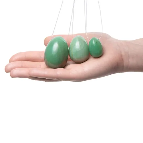 kulki gejszy - la gemmes yoni egg set jade na Arena.pl