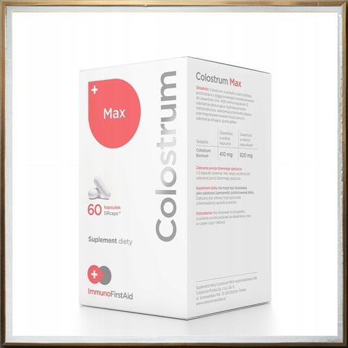 Suplement Diety Colostrum MAX LR500mg W Tabletkach 60 Tabletek Kapsułek na Arena.pl