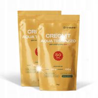 Gips polimerowy BIAŁY odlewniczy CREONIT AQUA TERRAZO twardy rzadki 2KG