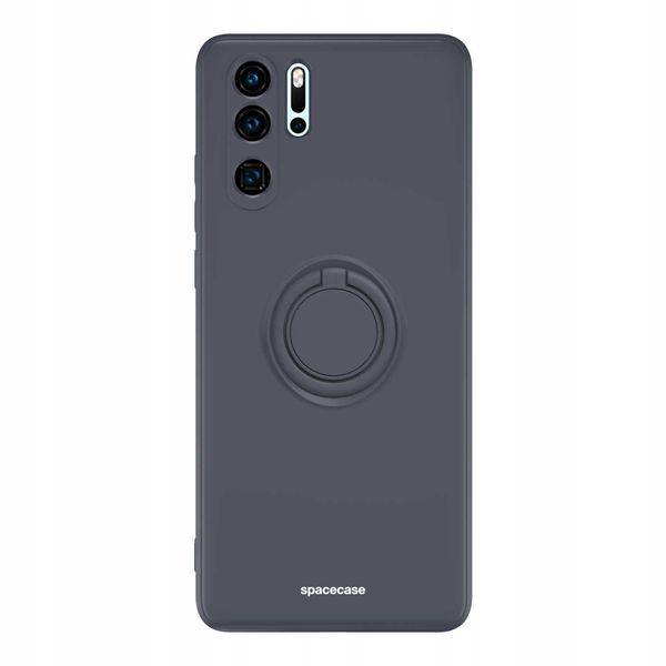 Spacecase Silicone Ring Huawei P30 Pro Black zdjęcie 7