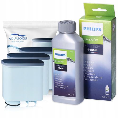 3x Filtr Wody AL-Clean Do Ekspresu Philips + Odkamieniacz 250ml na Arena.pl