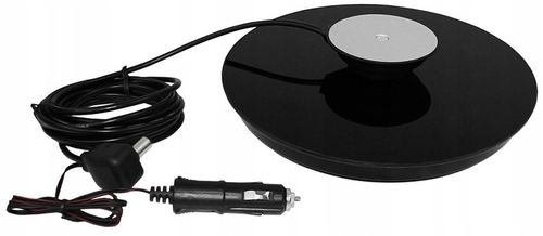 NAJMOCNIEJSZA ANTENA SAMOCHODOWA DVB-T2 4K FILTR LTE 12/24V EXCLUSIVE CAMP na Arena.pl