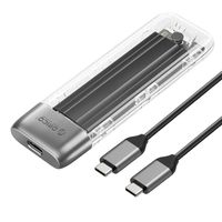 kieszeń obudowa na dysk txm2-c3 m.2 nvme usb-c 10gb/s - szara