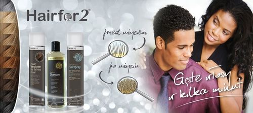 HairFor2 100ml Mikrowłókna w Sprayu do Zagęszczania Włosów na Arena.pl