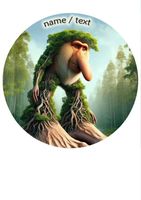 Wydruk cukrowy na tort A4  Brr Brr Patapim + napis gratis