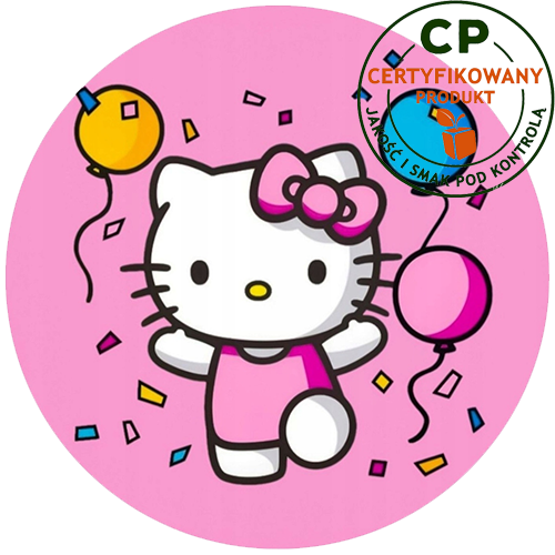 Opłatek na tort Hello Kitty zdjęcie 1
