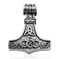 Wisiorek męski młot thora nordycki zawieszka męska mjolnir srebro 925