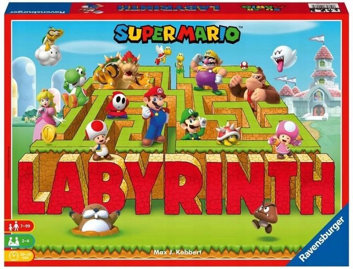 Gra Planszowa Labyrinth Super Mario Ravensburger Labirynt zdjęcie 3