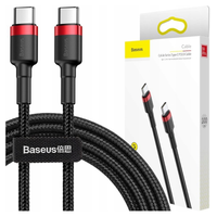 kabel usb-c do usb-c pd baseus cafule pd 2.0 qc 3.0 60w 1m