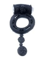 pierścień vibrating cockring black