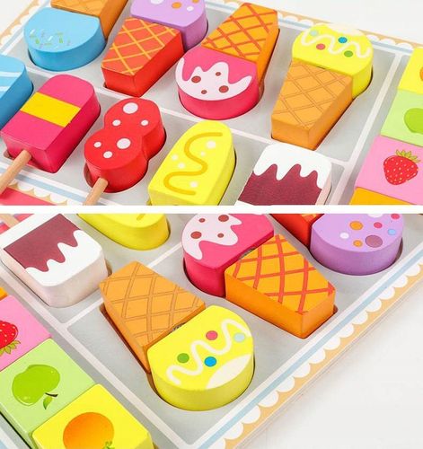 DREWNIANA LODZIARNIA SKLEP STOISKO Z LODAMI GAŁKI LODY NA PATYKU DLA DZIECI na Arena.pl