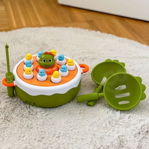 WOOPIE Gra Zręcznościowa Łowienie Dinozaurów 4w1 Katapulta na Arena.pl