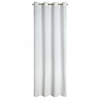 Zasłona Rosa 140X250 cm biała welwet z przelotkami dekoracyjna