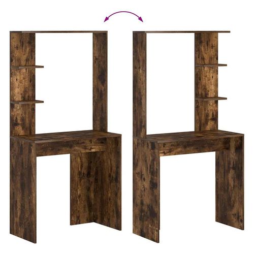 Biurko Wędzony dąb 78.5 x 37 x 154.5 cm Materiał drewnopochodny na Arena.pl