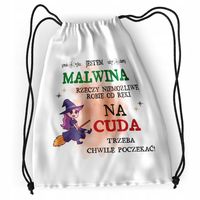 Plecak Dla Malwiny Sportowy Szkolny Worek Torba Z Nadrukiem Ze Zdjęciem