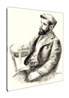 Louis Valtat, Auguste Renoir - obraz na płótnie 90x120 cm