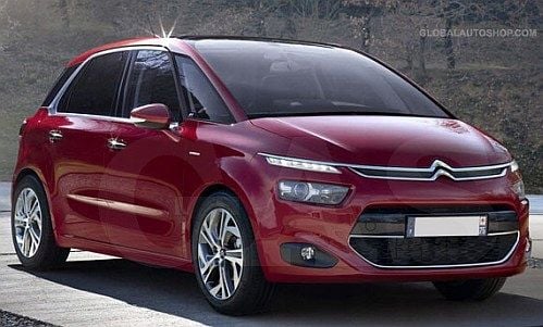 Citroen C4 Picasso - Chromowane Listwy Grill Chrom Atrapy Zderzaka Tuning zdjęcie 1