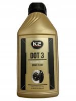 PŁYN HAMULCOWY DOT3 500 ML 0,5 L K2