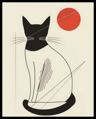 Plakat 40x50cm Czerwony Krąg na Arena.pl