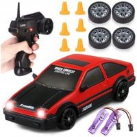 Samochód Sterowany na PILOT RC Auto ZDALNIE STEROWANE do DRIFTU ZESTAW 2aku