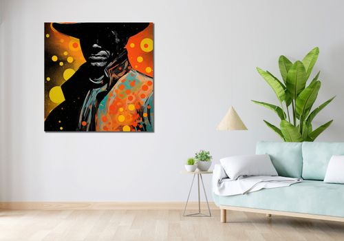 Obraz 100x100cm Kowboj Kosmosu na Arena.pl