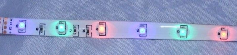 Taśma LED RGB 3528 multikolor -zasilacz+pilot zdjęcie 9