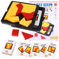 Układanka Planszowa Gra 3D Logiczna z Zadaniami Klocki Puzzle Tangram