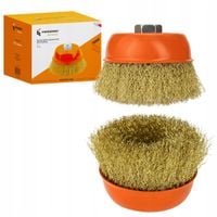 Druciana szczotka mosiężna 4” M14 100mm Drut VERGIONIC