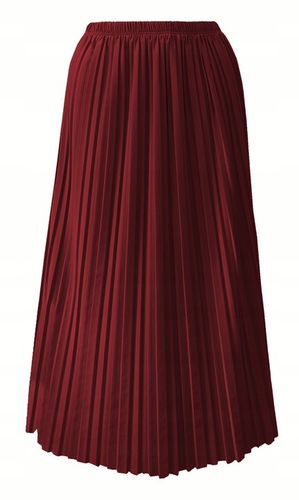 Zjawiskowa SPÓDNICA PLISOWANA NA GUMCE 7/8 Midi na Arena.pl