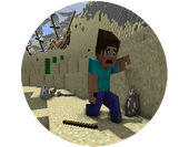 Opłatek na tort Minecraft