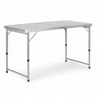 Stolik turystyczny składany stół ogrodowy walizka 4 krzesła 120x60x70 cm