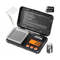 Waga elektroniczna ARSA GO czarna 200 g 0,01 g z wyświetlaczem LCD