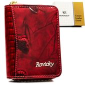 portfel damski skórzany rh-33-1-dbf-5531 red