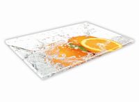SZKLANA DESKA KUCHENNA 60x30 69d Pomarańcza