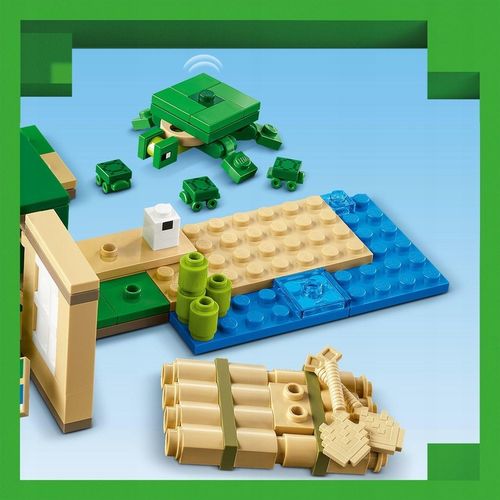 LEGO Minecraft Domek na plaży żółwi 21254 na Arena.pl
