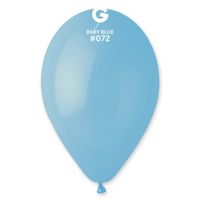 Balony pastelowe niebieski delikatny baby blue #072, 26 cm 3 szt.