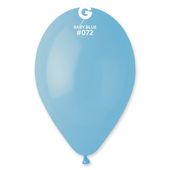 Balony pastelowe niebieski delikatny baby blue #072, 26 cm 3 szt.