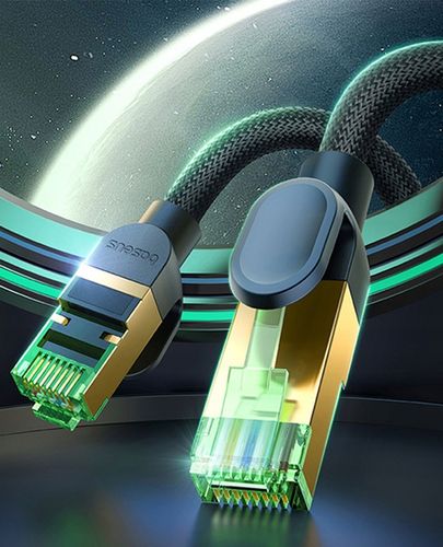 KABEL SIECIOWY SZYBKI RJ45 CAT.8 40GBPS 3M MOCNY PRZEWÓD INTERNETOWY na Arena.pl