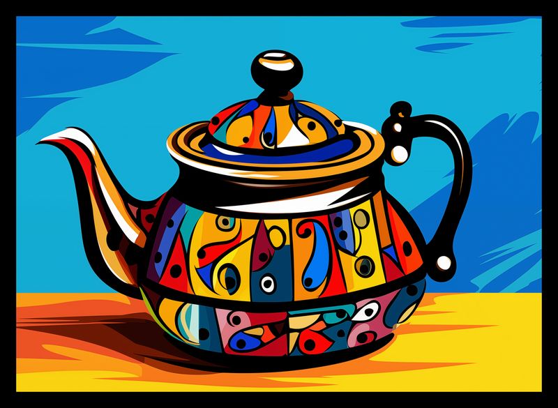 Plakat 35x25cm Może Herbatki? zdjęcie 2